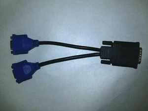 DMS-59 TO VGA MOLEX SPLITTER CABLE CN-0G9438-52204 - Picture 1 of 4