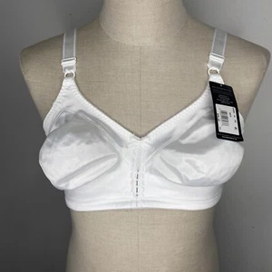 Nuovo reggiseno Bali 42D bianco copertura completa sollevamento fresco comfort stile wireless DF3820 - Foto 1 di 7