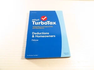 Intuit TurboTax Deluxe Federal State 2014 PC/Mac Software, FREE 2-3 Day Ship!!! - Picture 1 of 5