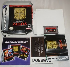 Legend of Zelda Classic NES (Nintendo Gameboy Advance Game Boy GBA) Complete CIB