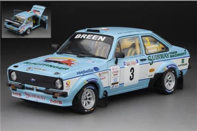 MODELLINO AUTO STATICO SUNSTAR FORD ESCORT RS 1800 WEST WALES RALLY 2015 1/18 - Immagine 1 di 4