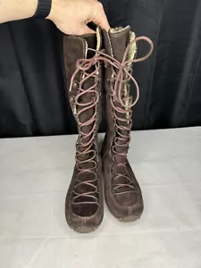 Timberland Women's 15” Tall Suede Leather Boots Size 8M MOORELAND HOLLACE - Picture 1 of 12