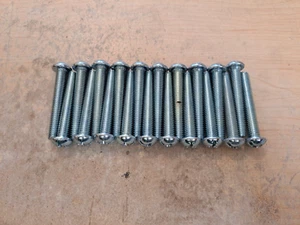 MENGE 20 NEUE 3/8"-16 X 2-1/2" MASCHINENSCHRAUBEN - KOMBIKOPF - Bild 1 von 5