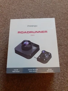 Grabadora de video para automóvil Prestigio Roadrunner 380 cámara de doble tablero HD 1080p - Imagen 1 de 8