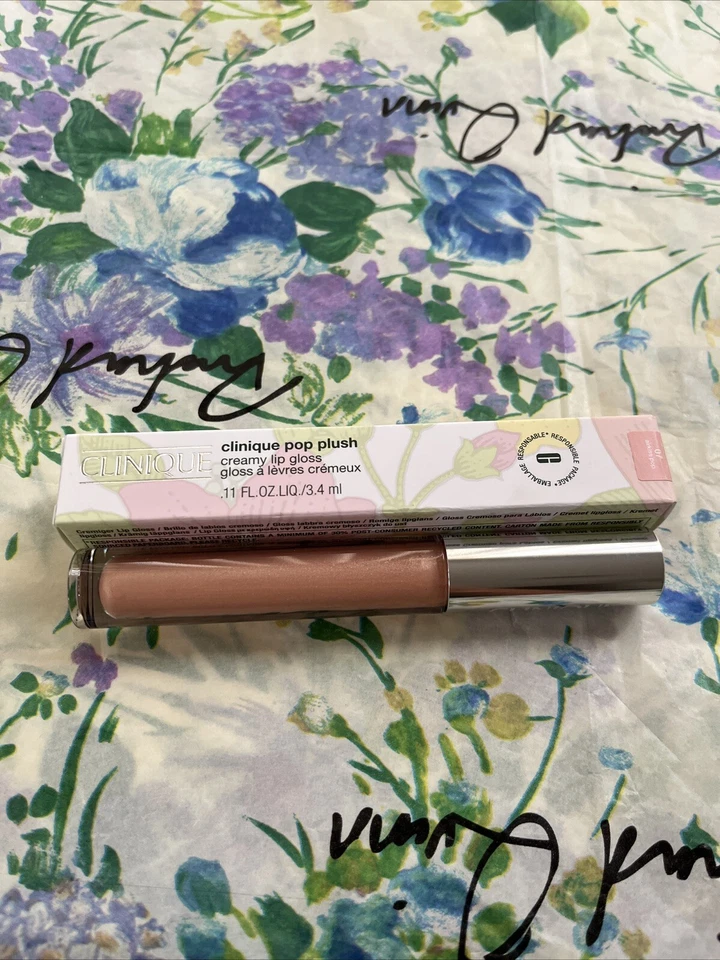 Clinique Pop Plush Creamy Lip Gloss 07 Airkiss Pop - 0.11 oz/3.4ml - FULL SIZE