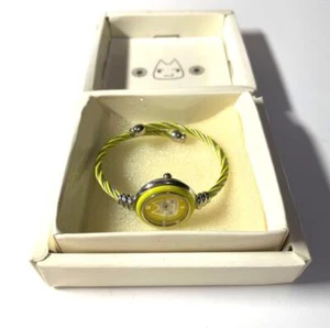 [USED] SONY Doko Demo Issyo Toyo yellow watch Anime Toy From Japan - Picture 1 of 6