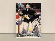 1998-99 Pacific Ice Blue #35 Tom Barrasso Pittsburgh Penguins Hockey Card NHL!