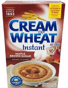 Cream Of Wheat Maple Brown Sugar Flavor Instant Hot Cereal 12.3 oz - Picture 1 of 1