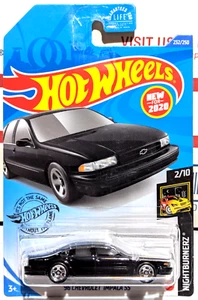Hot Wheels '96 Chevrolet Impala SS Nero - Foto 1 di 1