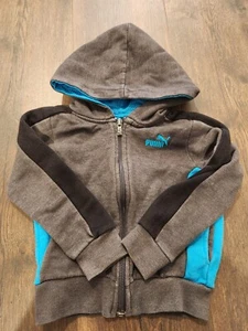  PUMA Childrens Blue/Gray Hoodie Jacket -Size 24M - Picture 1 of 3