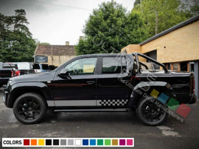 sticker Stripe kit For Volkswagen Amarok 4x4 lift TSI V6 TDI 2017 2018 2019 2020 - Image 1 of 4
