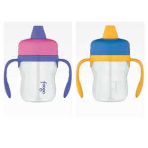 Nuevo THERMOS Foogo Caño Suave Libre de BPA Tritan Plástico Taza para sorber con asas 235 ml - Imagen 1 de 3