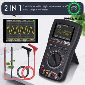 ET828 2-in-1 DC/AC Voltage Resistance Frequency Tester Oscilloscope Multimeter - Picture 1 of 10