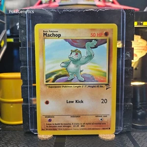 Machop Base Set 2 Pokémon TCG 78/130 Common - Picture 1 of 6