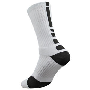 Men Socks Basketball Socks Elite Socks Sport Socks Mid-Calf Absorbs Sweat Soft *