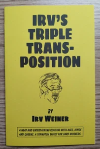 Irv's Triple Tansposition by Irv Weiner (Stunning close-up miracle) - Picture 1 of 4