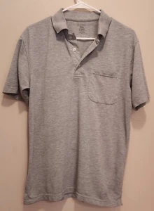 Puritan Men's Gray Polo Shirt; Pocket; Size Small 34-36 - Picture 1 of 4