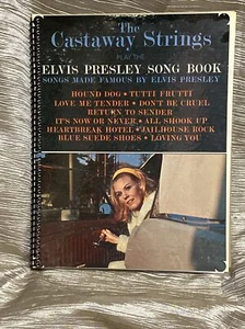 Elvis Presley Liederbuch - Vintage Vinyl Schallplatte Cover Notizbuch/Journal Handarbeit - Bild 1 von 5