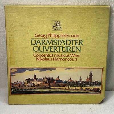 LP Darmstadt Overtures Nikolaus Harnoncourt - Georg Philipp Teleman - 2 X LP - Image 1 of 4