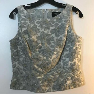 Carmen Marc Valvo Beaded Top - Image 1 of 4