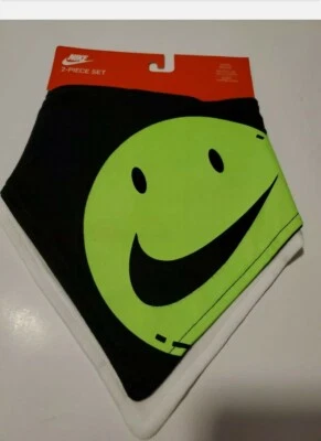 Conjunto de regalo babero bandana bebé niño 2 piezas, 0-6 meses, negro, blanco Foto 1 de 4