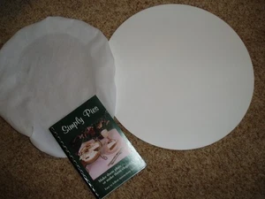NO MESS TEIGSCHEIBE 16" Rundes Gebäckbrett mit Tuch & Rezepten Holz Familie $0 S/H! - Bild 1 von 7