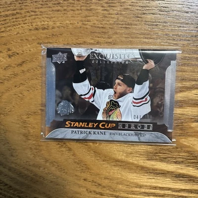 Patrick Kane 2025-26 Cubierta Superior Diamante Negro Stanley Cup Heroes #ESC-PK 41/299 Foto 1 de 4