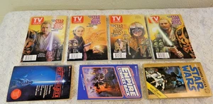Vintage Star Wars TV Guide Set of 4  "The Phantom Menace" & Paperbacks - Picture 1 of 6