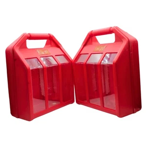 Enor | Lot of 2: Red Pro-Index 2000 Card Systems | Non-Mint - Imagen 1 de 5