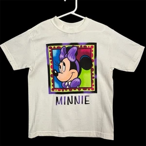 Vintage Disney World T-Shirt Kinder S Größe 6 Minnie Mouse Disney Parks USA Neu mit Etikett 90er - Bild 1 von 10