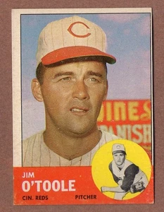 1963 Topps #70 Jim O'Toole Reds (EX) - Imagen 1 de 2