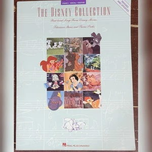 The Disney Collection Easy Piano Vocals Songbook From Movies,TV Theme Parks 1992 - Picture 1 of 1