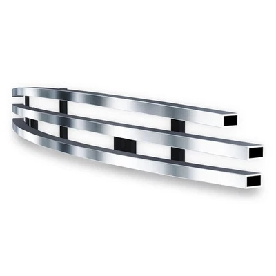 For 2005-2011 Toyota Tacoma TRD Sport Hood Scoop Stainless Silver Billet Grille - Image 1 of 4