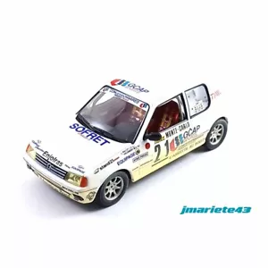 Peugeot 205 GTI 1.9 #21 J-P. Ballet - M-Ch. Lallement Rally MonteCarlo 1988 1:43 - Foto 1 di 4