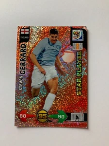 ADRENALYN XL PANINI FIFA WORLD CUP SOUTH AFRICA 2010 STEVEN GERRARD CARDS - Picture 1 of 2