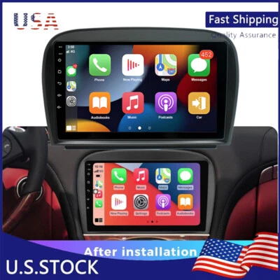 Android 13 Carplay Car Stereo Radio For Mercedes Benz SL R230 SL350 SL500 SL300 - Image 1 of 4