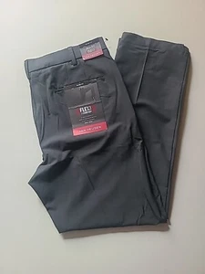 Van Heusen Uomo Flex3 Comfort 4 Vie Elasticizzato Grigio 36x30 - Foto 1 di 3