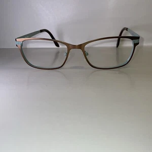 WITTNAUER MIRANDA Eyeglasses Frame Only 53-17-135 Chocolate Mint 4 Thick Lenses - Picture 1 of 13