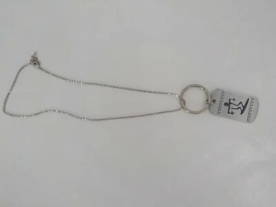 KCHAWAII 2" SURFISTA ETIQUETA DE PERRO CON LLAVERO Y CADENA DE CUENTAS COLLAR UNISEX JOYERÍA NUEVO SIN ETIQUETAS Foto 1 de 4