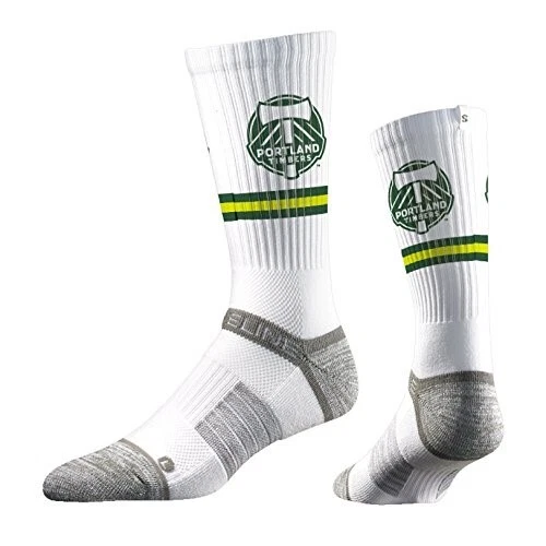 PORTLAND TIMBERS - MLS PREMIUM CON LICENCIA OFICIAL CALCETINES TRIPULANTES BLANCOS TALLA ÚNICA Foto 1 de 1