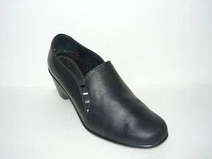 DANSKO Black Leather Casual Work Clogs Shoes Women's Size 41/ 10.5-11 - Picture 1 of 6