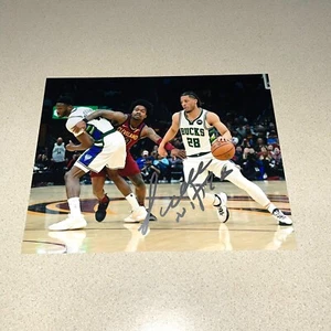 LINDELL WIGGINTON autographed signed 8X10 MILWAUKEE BUCKS NBA BASKETBALL - Picture 1 of 1