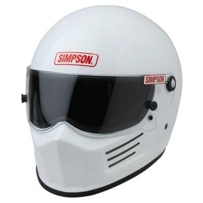 Simpson Bandit Helmet Snell Sa2020 Black White Colour 8859 Terminal Msa M6 Fia - Image 1 of 3
