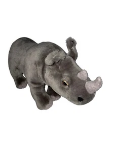 Peluche Ganz Webkinz Signature en peligro de extinción de rinoceronte negro - Imagen 1 de 9