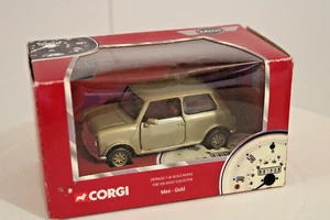 Corgi Classic Mini CC82219 - BL/Rover Mini - Gold - 1:36s - Picture 1 of 5
