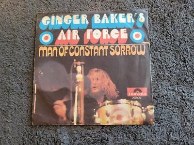 GINGER BAKERS AIR FORCE MAN OF CONSTANT SORROW IMPORT GERMANY PS PICTURE SLEEVE Foto 1 de 4