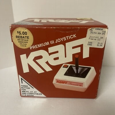 Nuevo joystick vintage Kraft Premium III RARO Foto 1 de 4