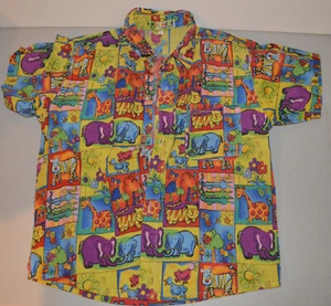 Yameng Childrens Short Sleeve Button Down Shirt from Africa Size 12 - Picture 1 of 6