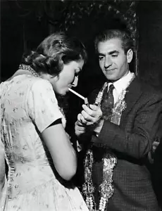 PÓSTER BRILLANTE SHAH PAHLAVI SORAYA BAKHTIARY FOTO IMPRESIÓN BANNER 9467 - Imagen 1 de 1