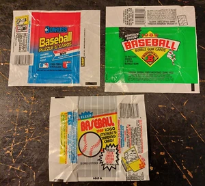 Menge 3 1989 Baseball Wachsverpackungen Donruss Fleer Bowman Ken Griffey Jr - Bild 1 von 4